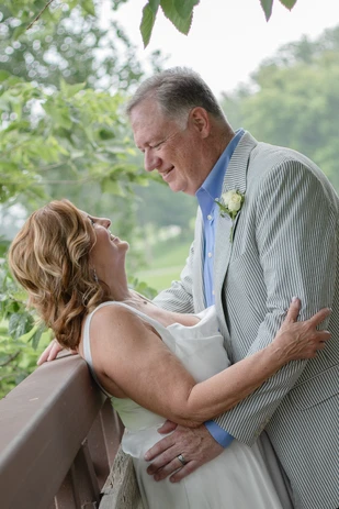 Two people in love, taken by a light & airy Omaha wedding photographer